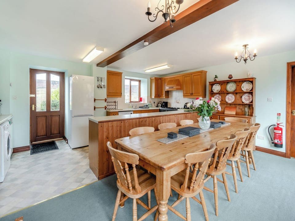 Dining Area | The Haybarn - Hill Farm Holiday Cottages, Rosedale East, near Pickering