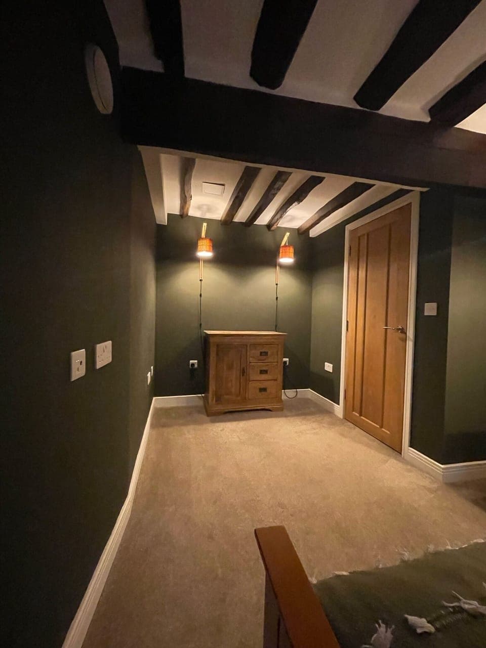 Bedroom 3 - view from single bed