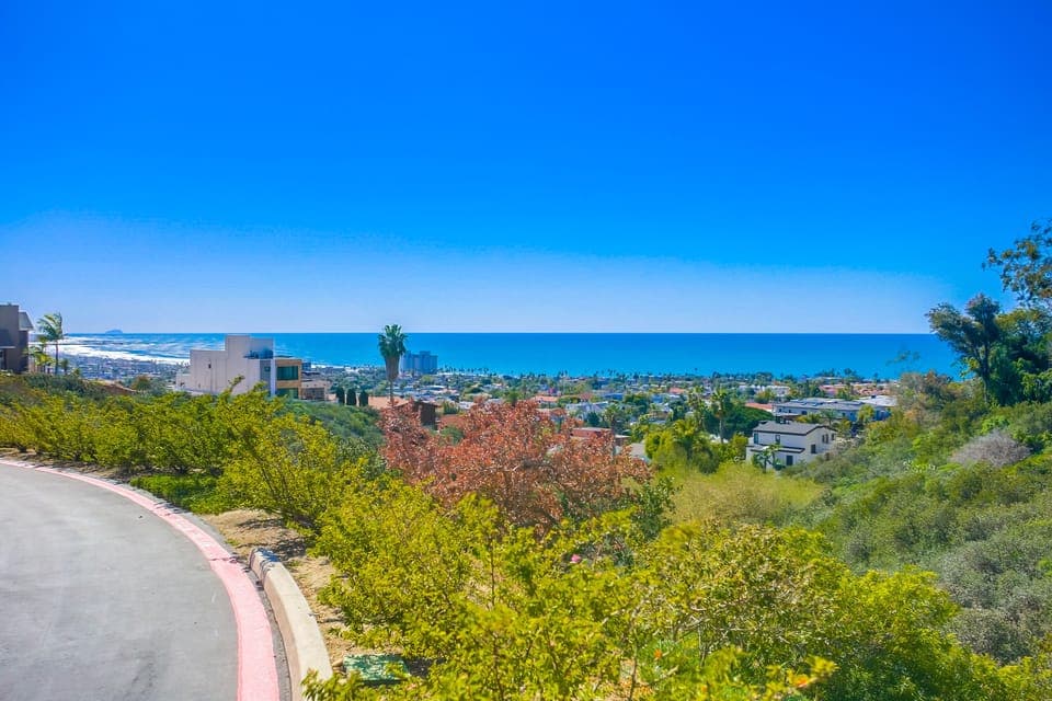 View from the driveway