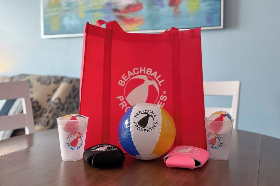 Beachball swag bag!