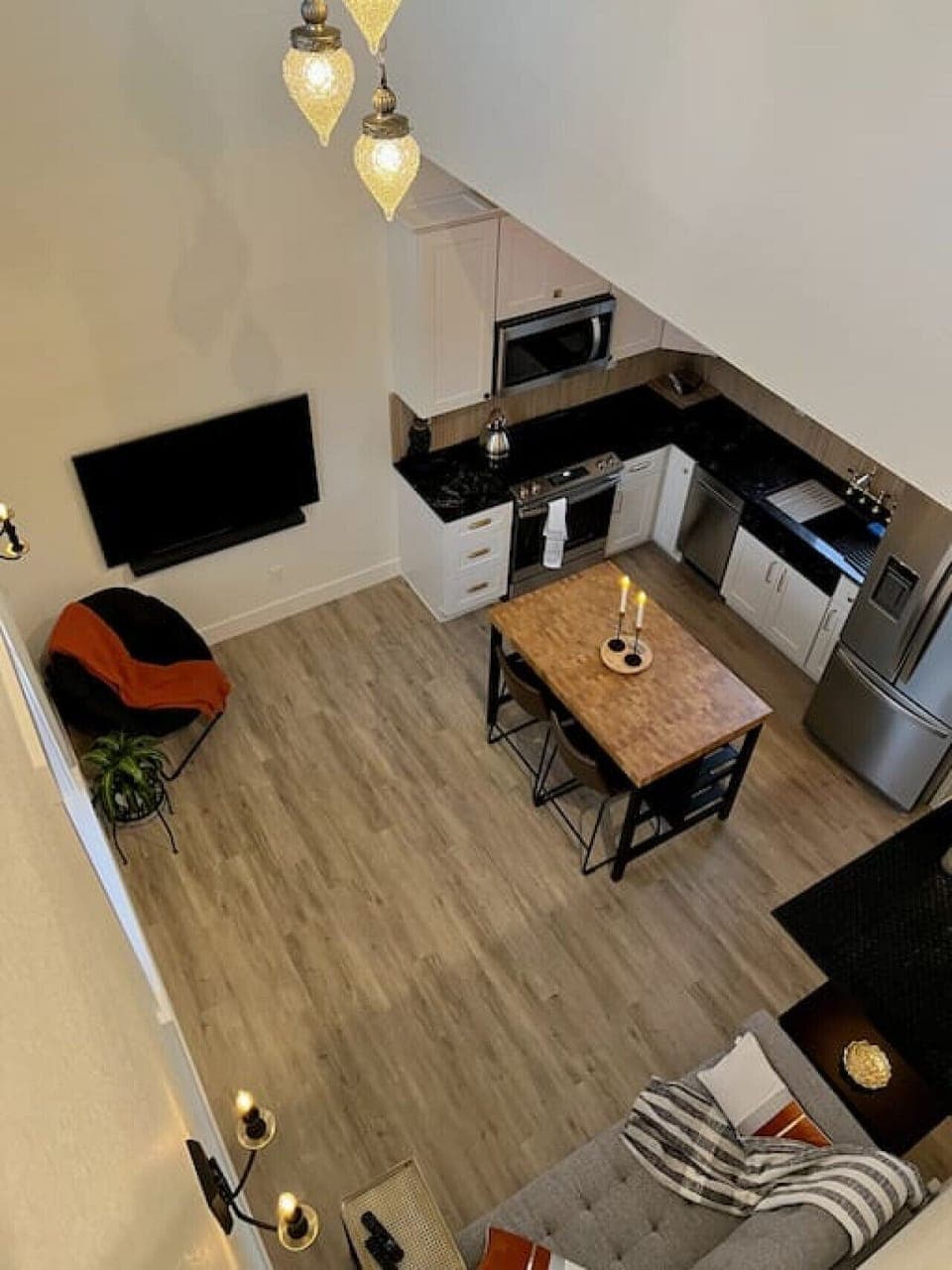 View From upper balcony