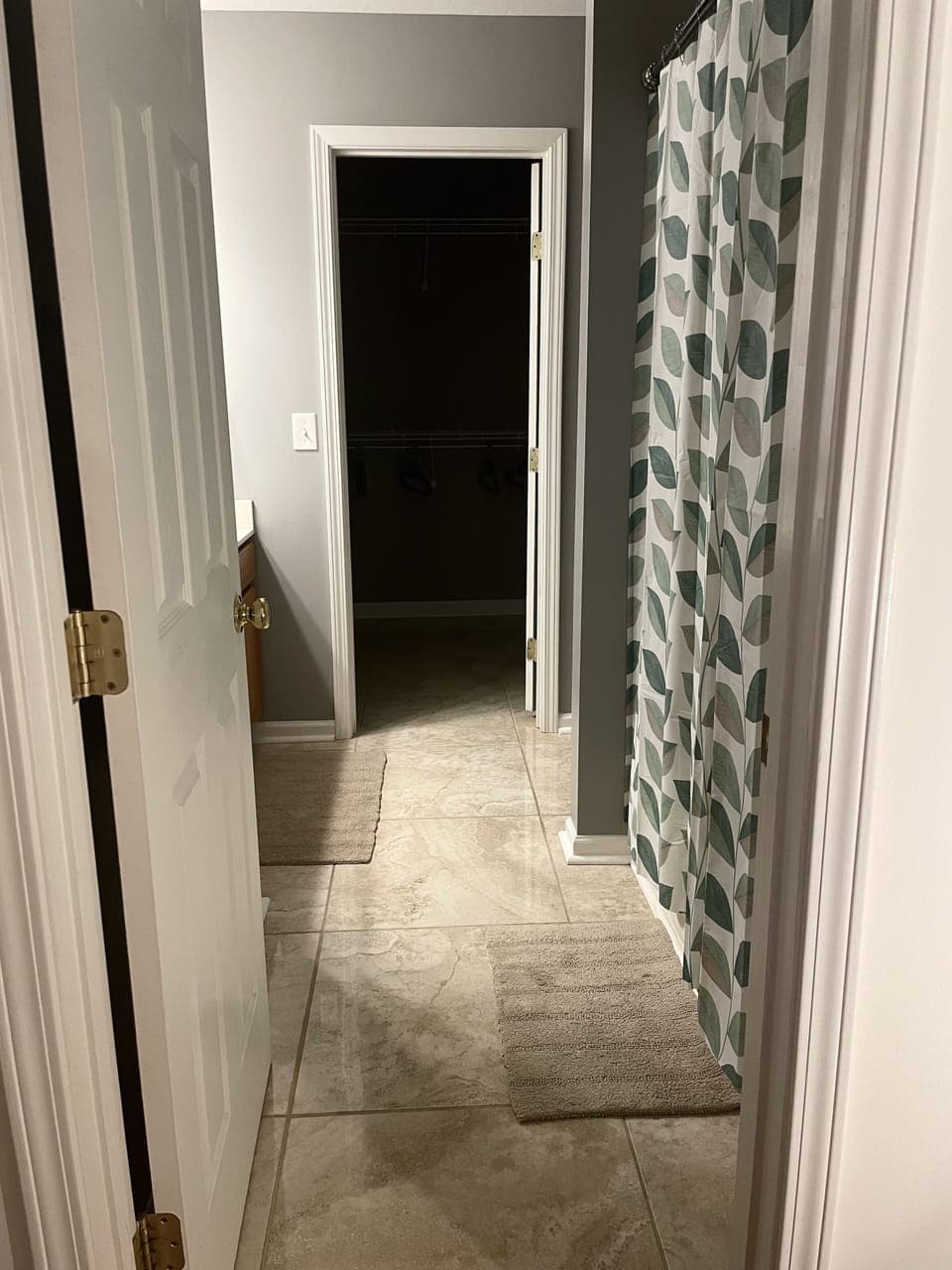 Full Bath with very large closet