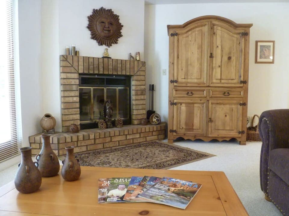 Right side of Living Room with TV Armoire