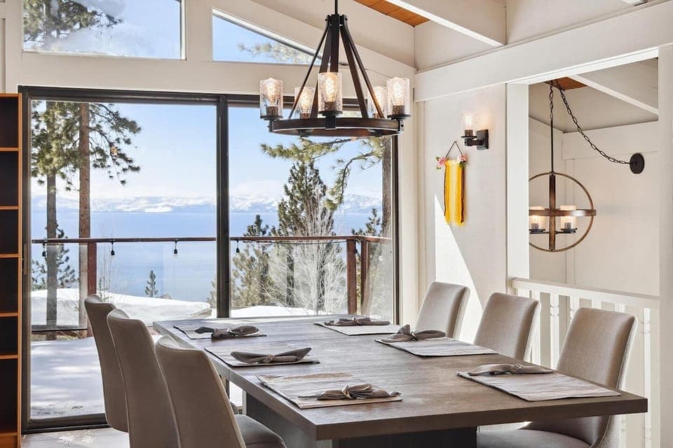 View from the dining table