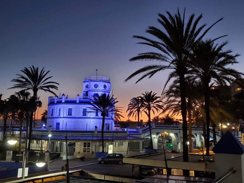 The port is a 15-minute walk and a lovely place with lots to do.