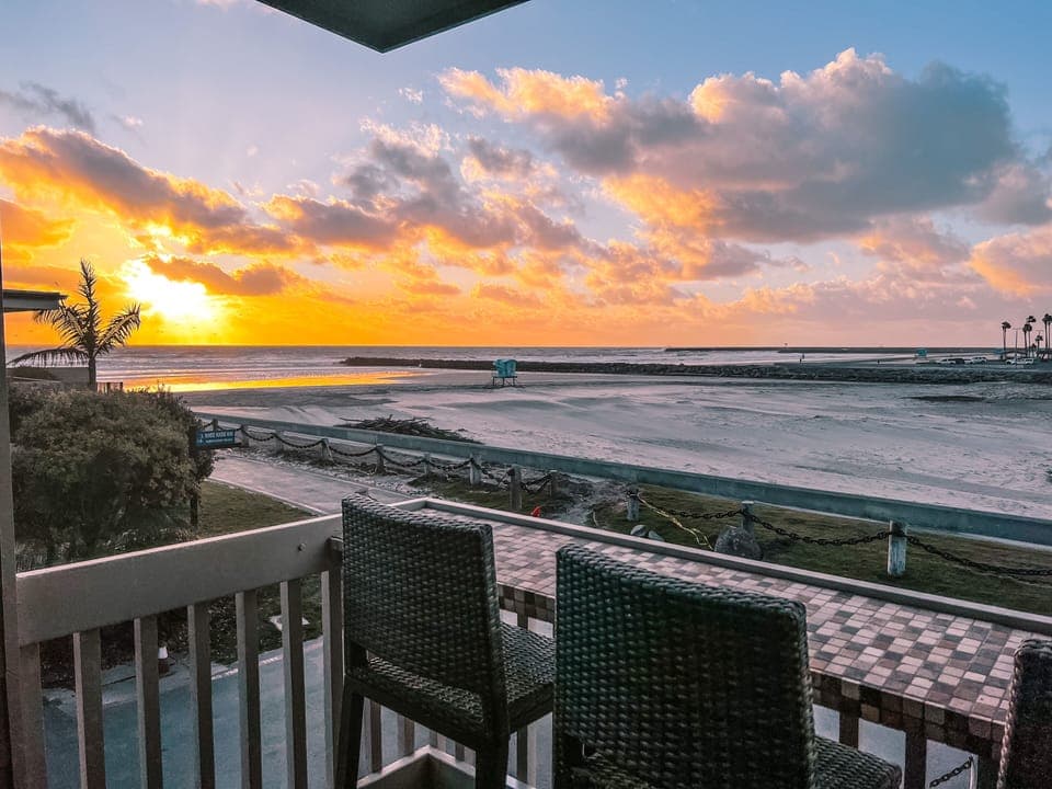 Enjoy amazing sunsets from your balcony