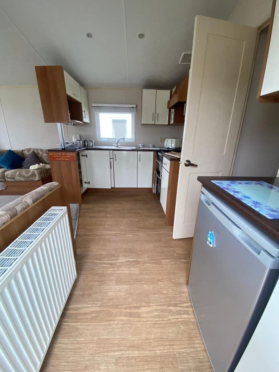 Cozy kitchen with modern appliances and natural light