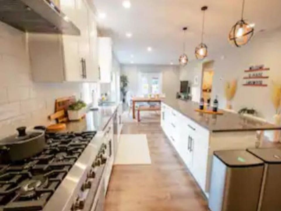 The open concept is perfect for social or family gatherings