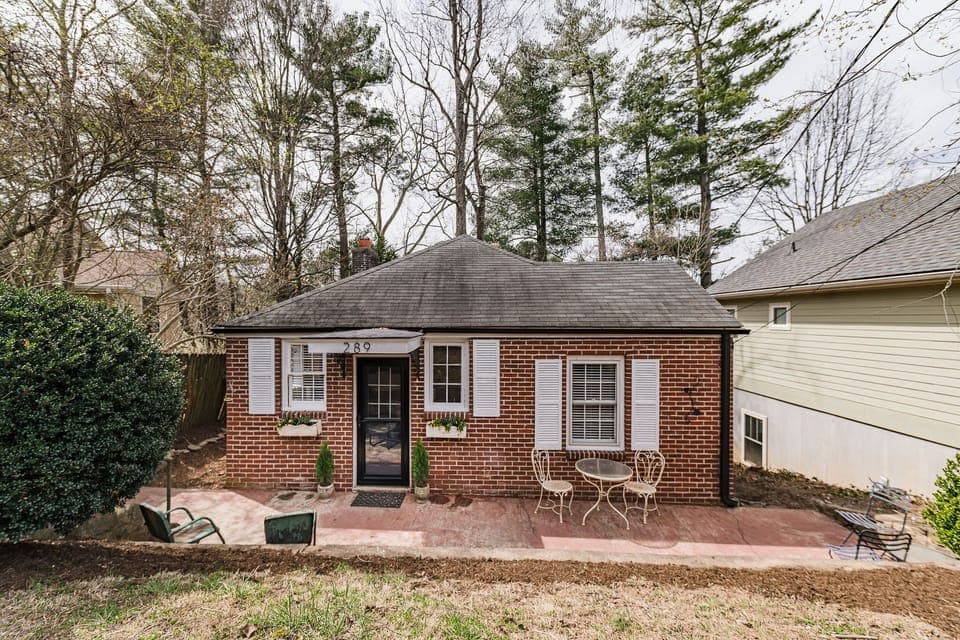 Back of the house facing the alley