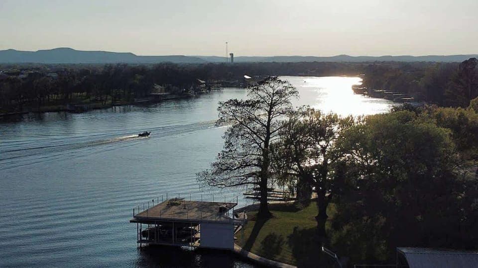 Stunning evening view over the horizon.