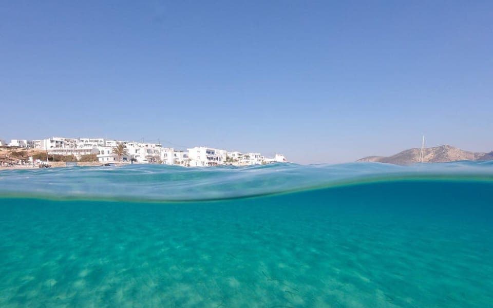 The water quality around Koufonisi - Just gorgeous! 