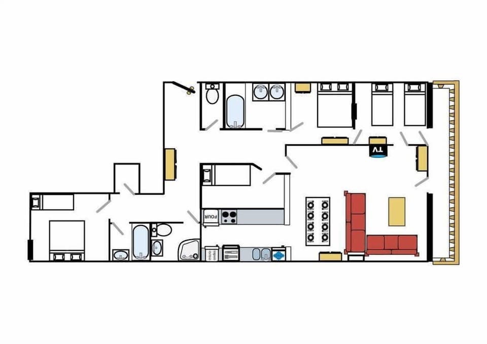 Plan de l'appartement