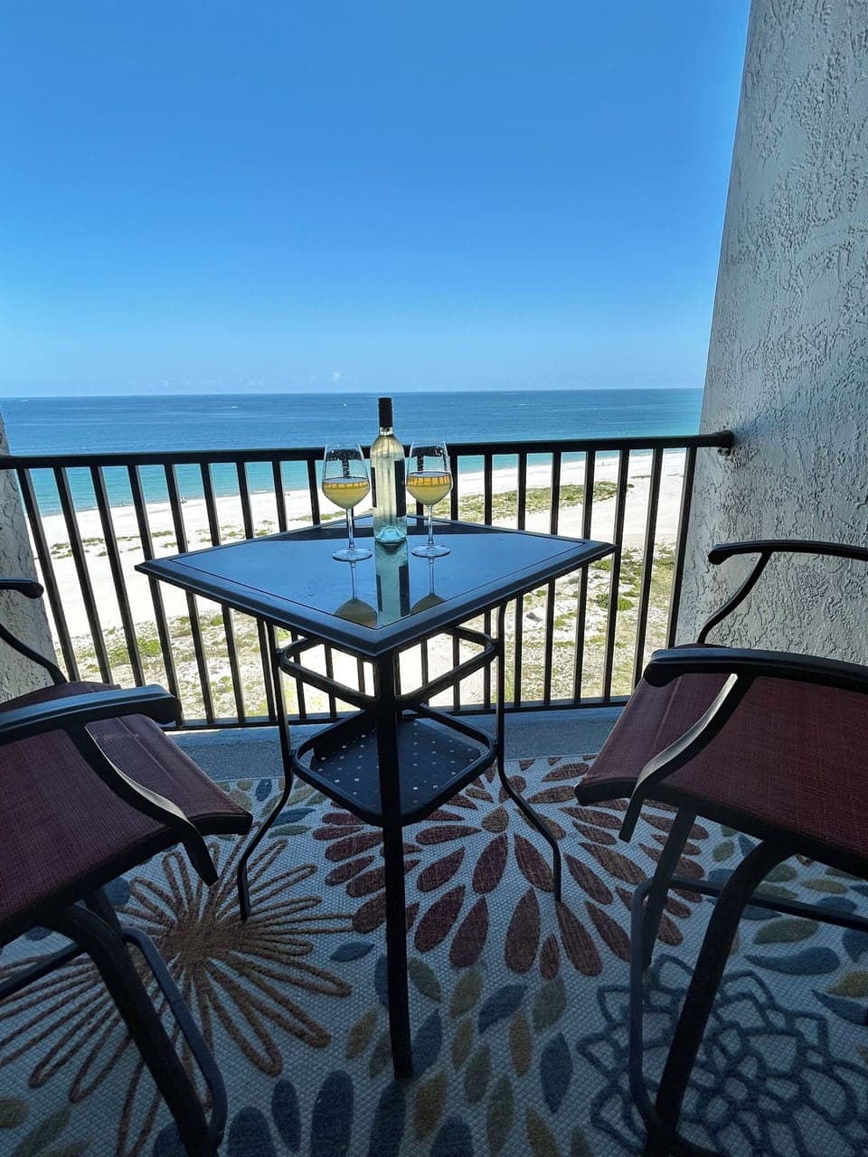 Enjoy your private balcony while taking in breathtaking sun sets.  