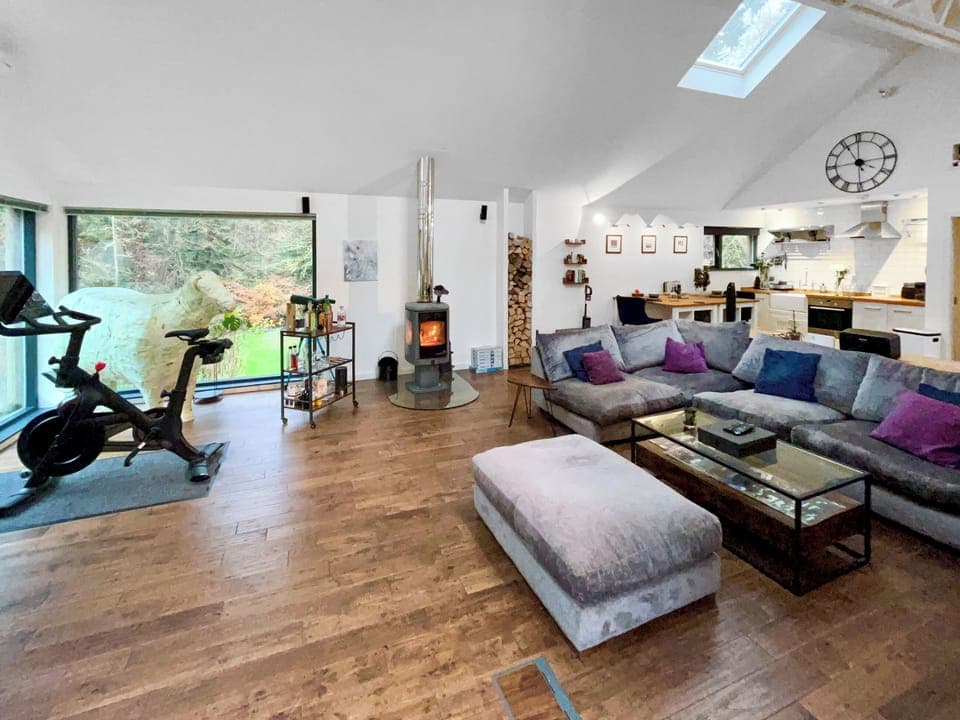 Open plan living space | The Mill, West Linton, near Edinburgh