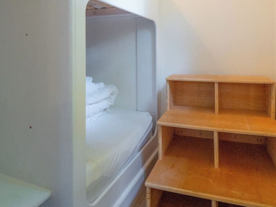 Storage area | Woodpecker - Treglisson Pods, Hayle