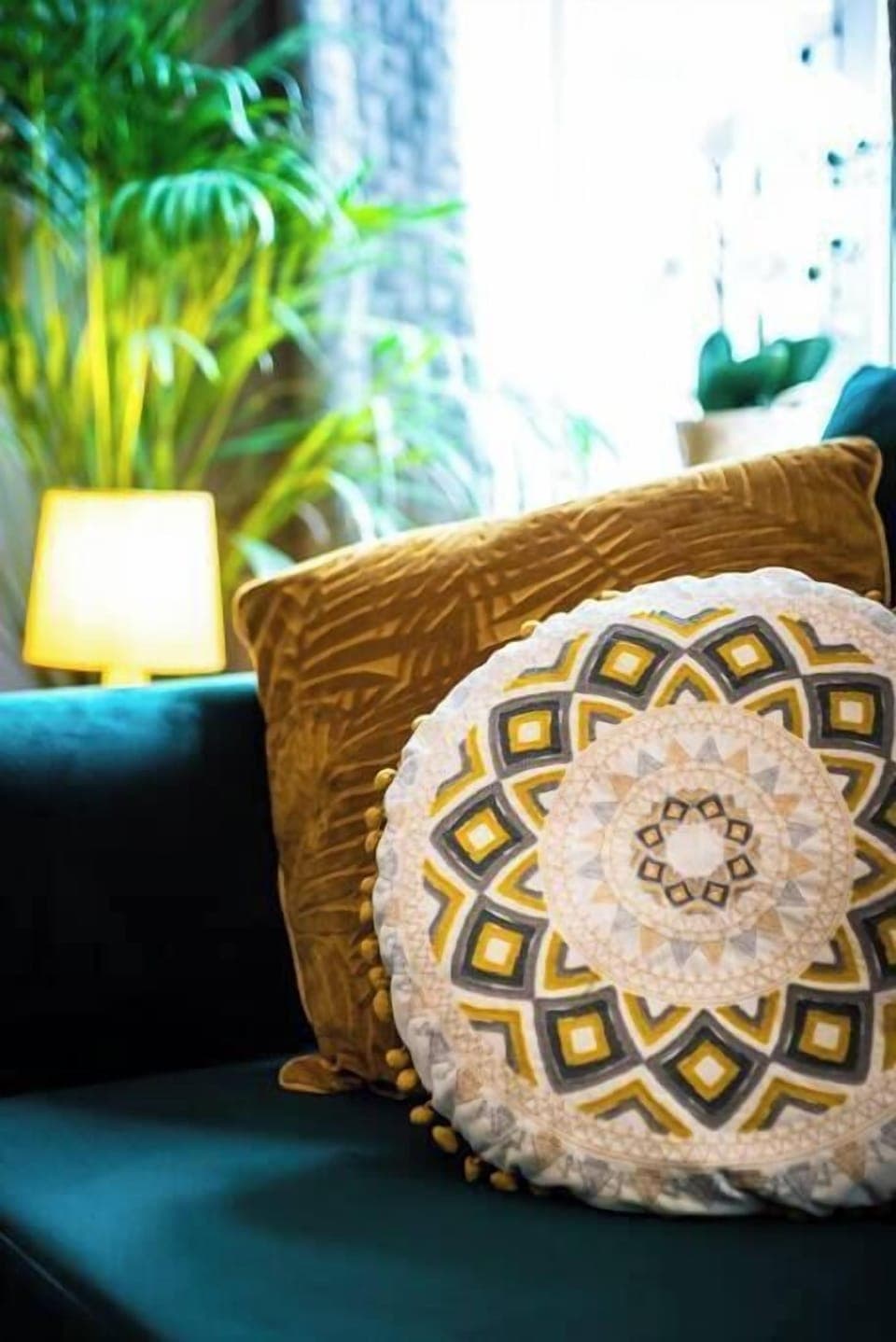 Plenty of cushions and throws for maximum comfort. 