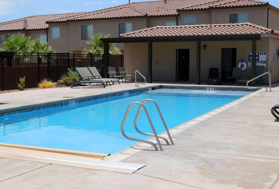 Year round heated neigborhood swimming pool