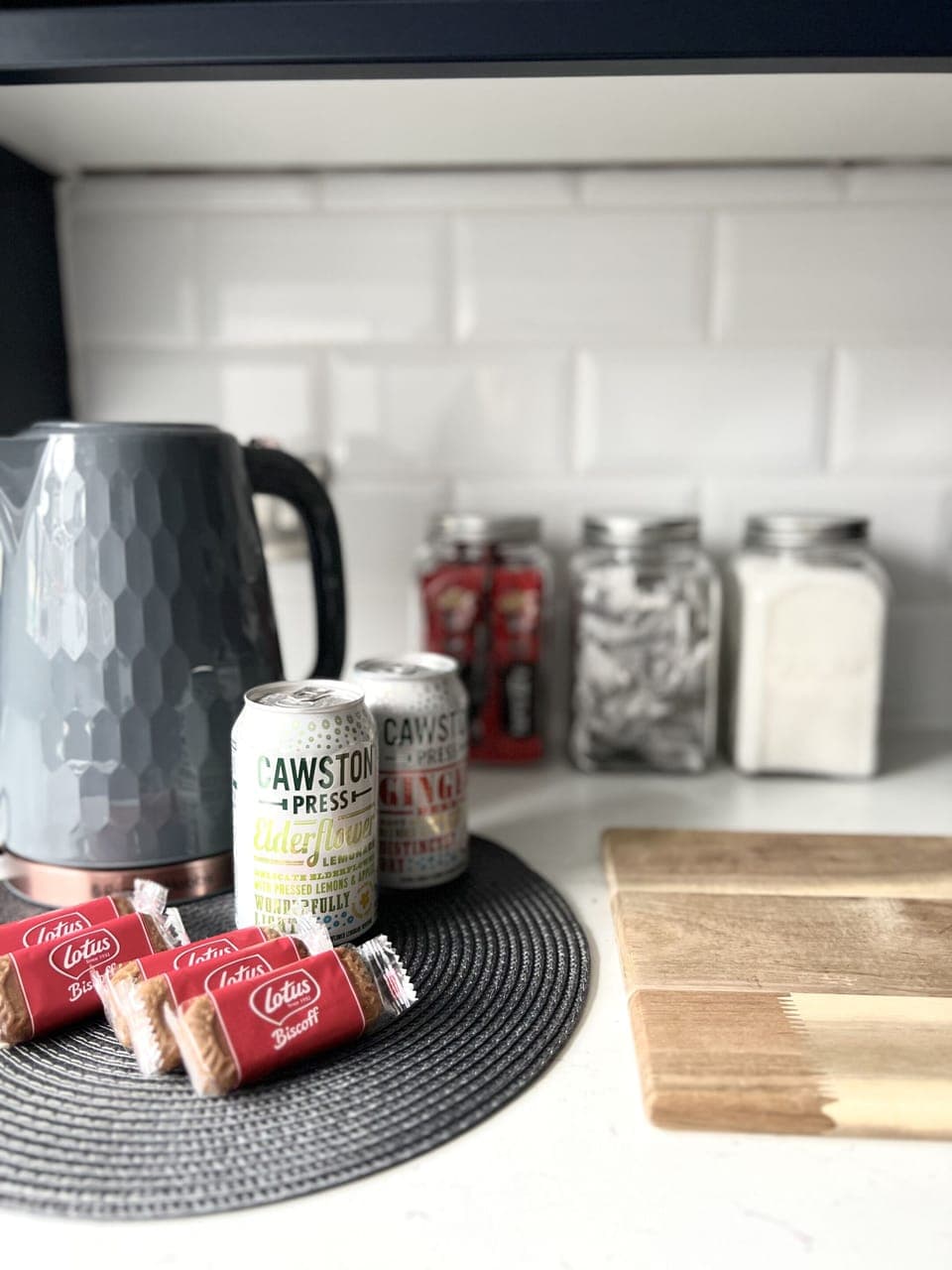 Teas, Coffee, Biscuits