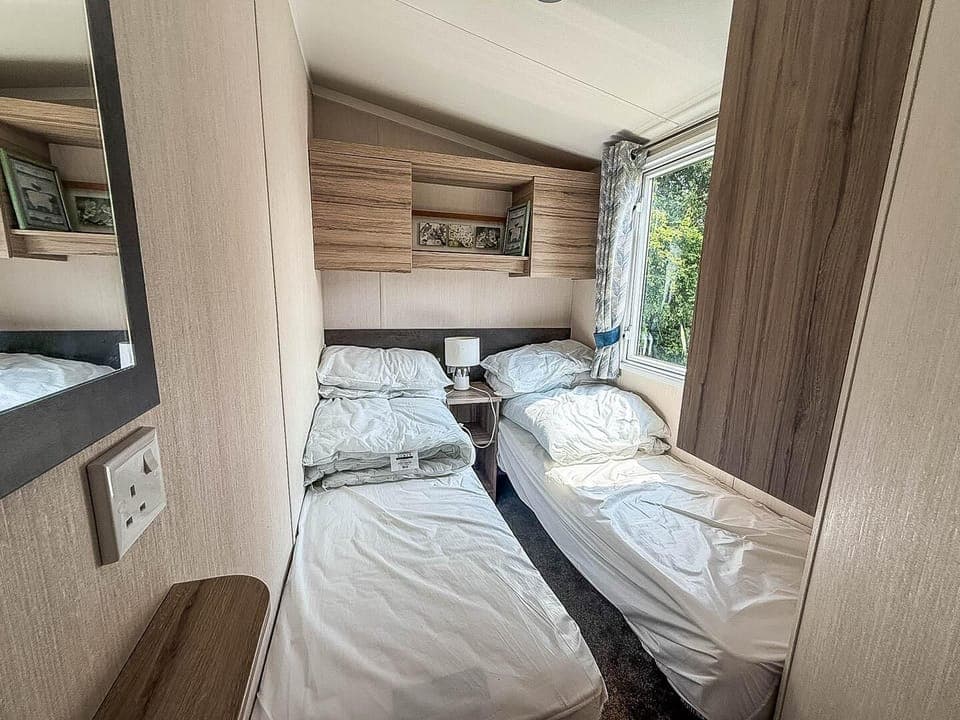 The comfortable beds in our caravan at Skipsea Sands Holiday Park are designed to ensure you have a restful night's sleep