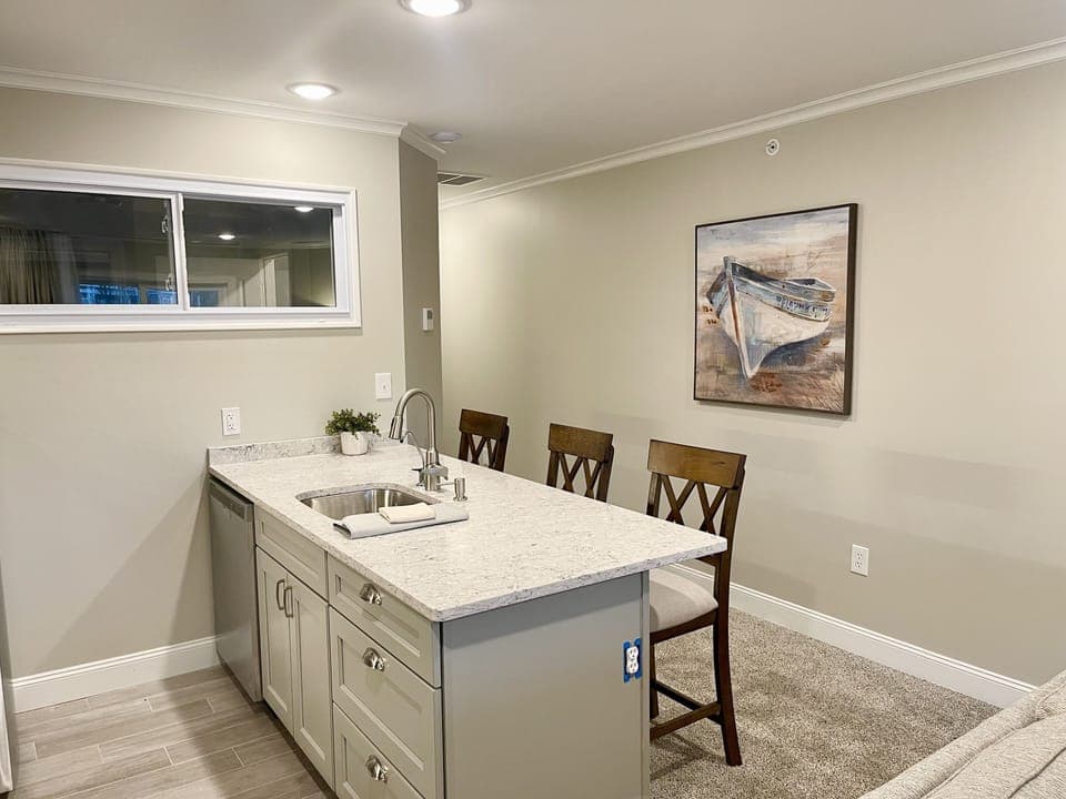 Plenty of space to cook or entertain