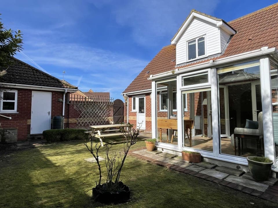 Rear garden and house
