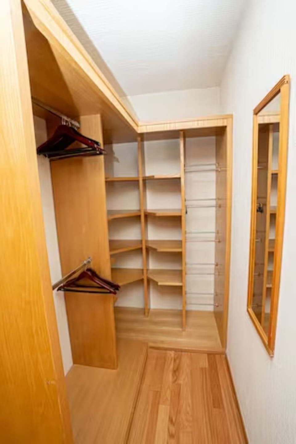 Step into your own personal style haven with this luxurious walk-in closet