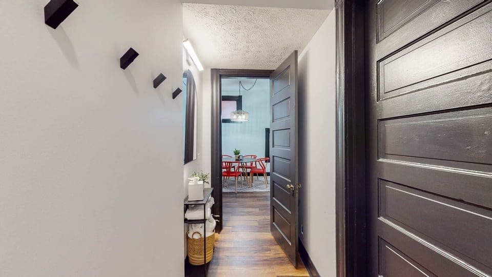 Full Bathroom: In the bathroom hallway, you'll see a console table stocked with complimentary toiletries we've got ready for you.