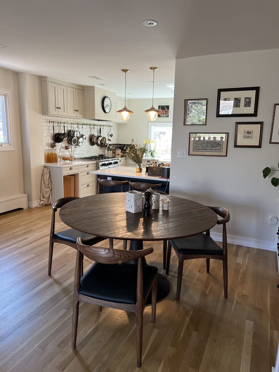 open living room/kitchen