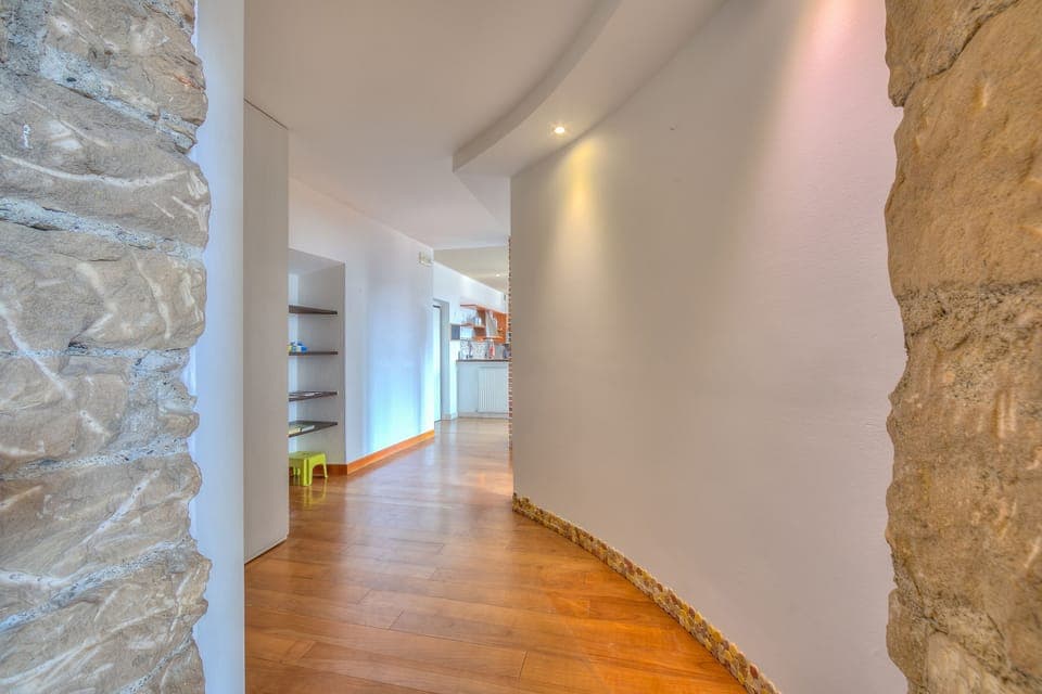 The corridor of the house