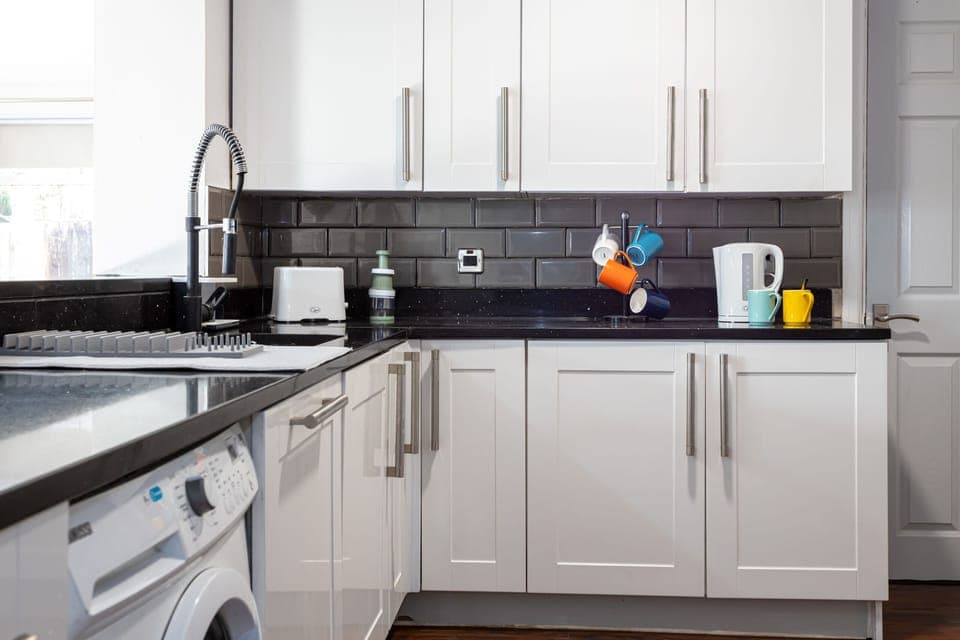 Open Plan Kitchen, Dining and Lounge.