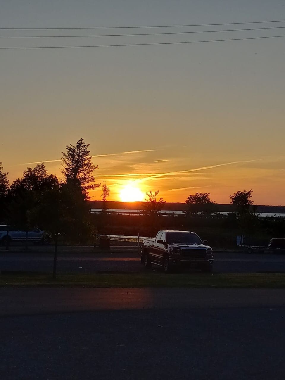 Pymatuning Sunset at boat launch