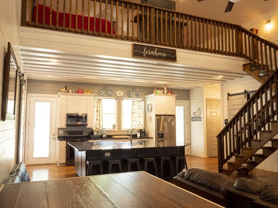 Kitchen view from living room