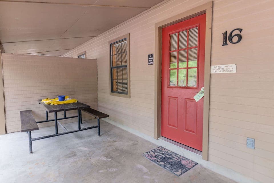 Porch view with seating area