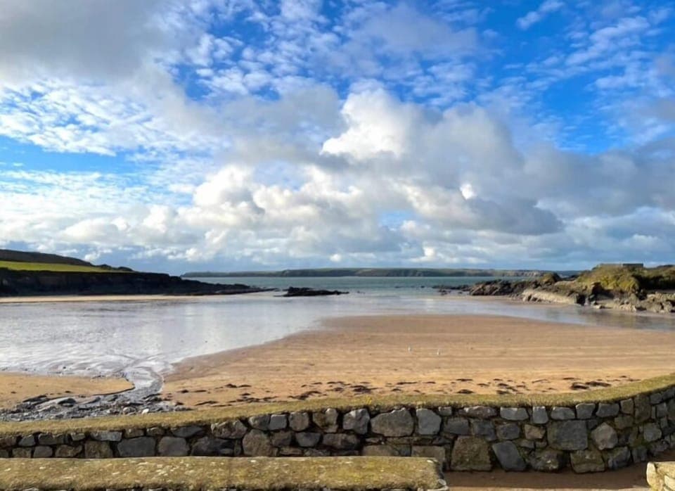 West Angle Bay 10 minutes drive with Wavecrest Cafe 