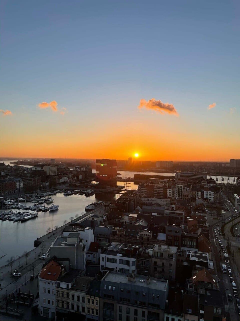 Golden sunset — the city slows down, you just breathe ✨