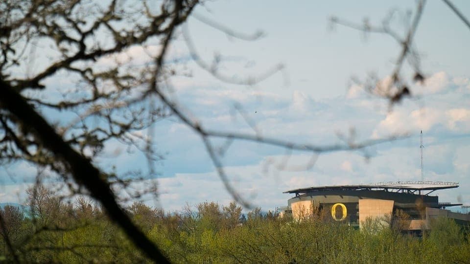 View of Autzen Stadiumium as seen