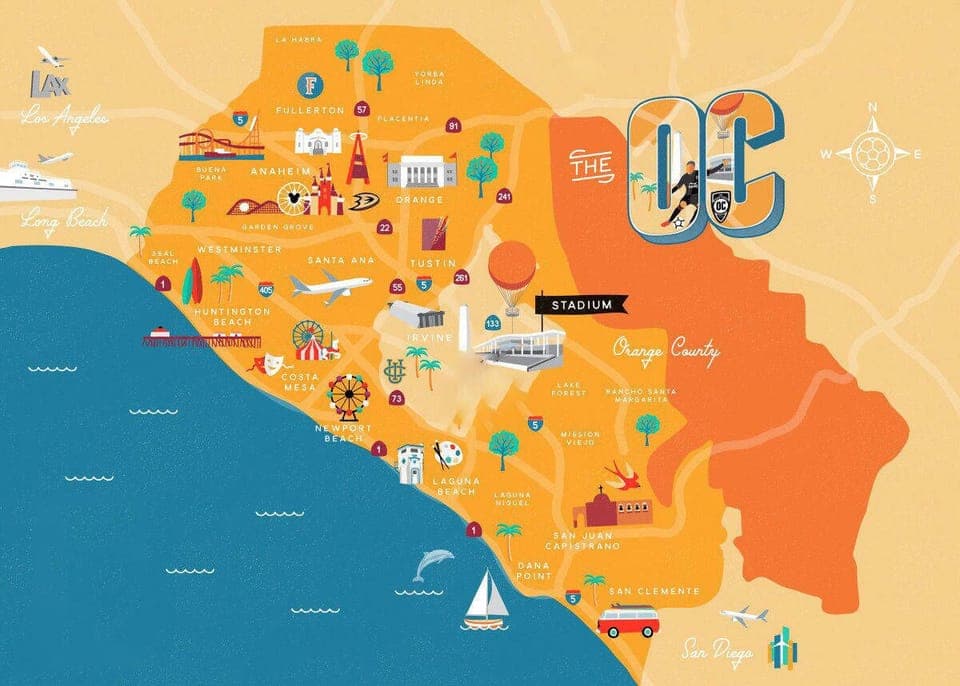 Orange County Regional Map