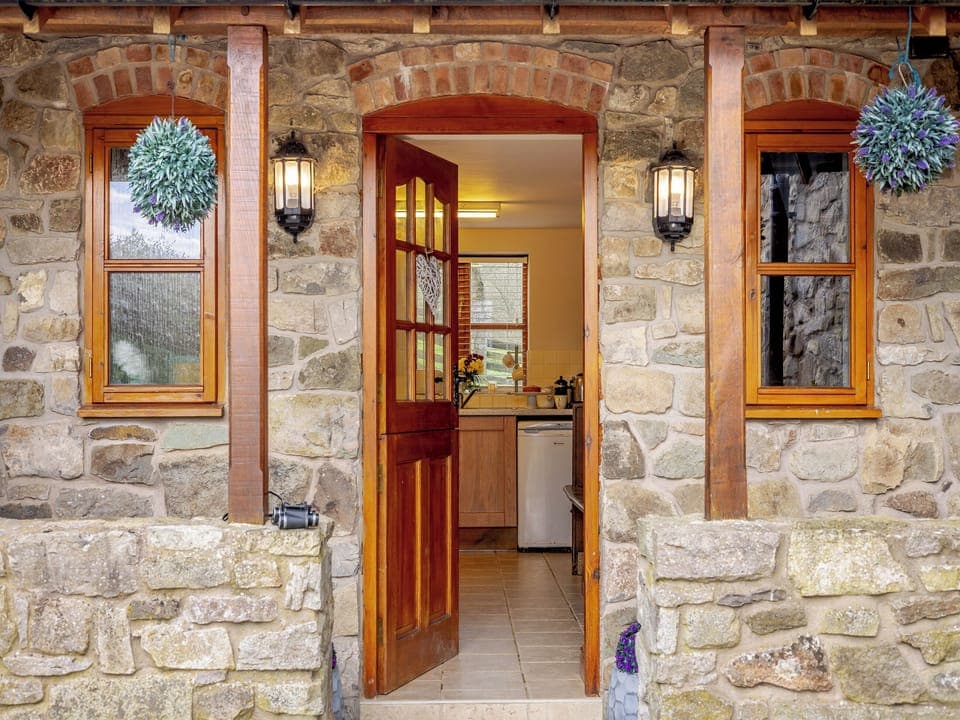 Outdoor area | Coed Y Gaer Annexe - Oswestry Retreats, Llansilin, near Oswestry