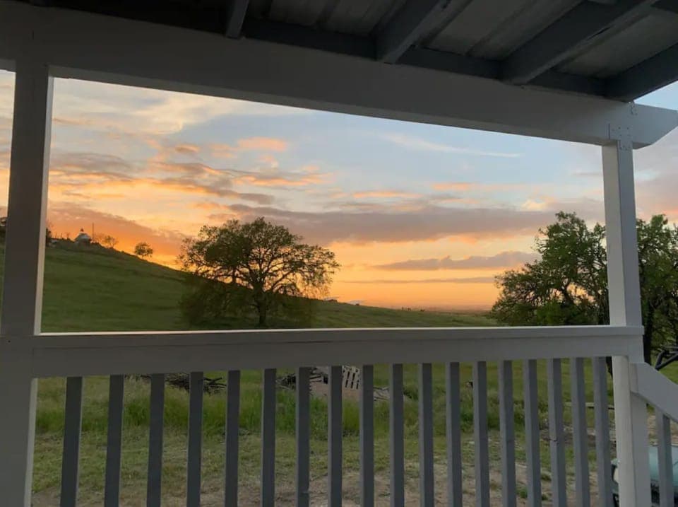 Beautiful views from the front deck