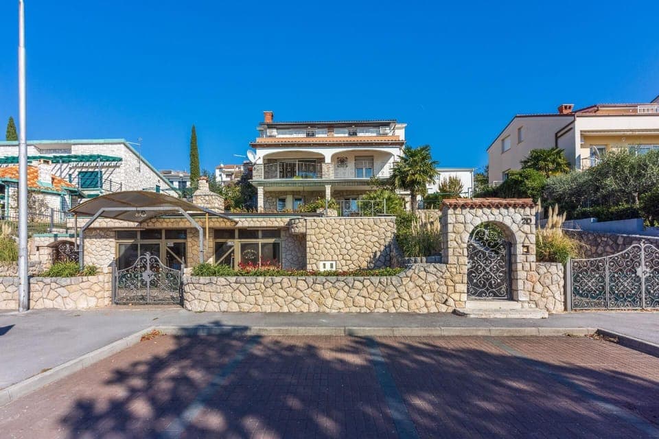 External view of the building. The house