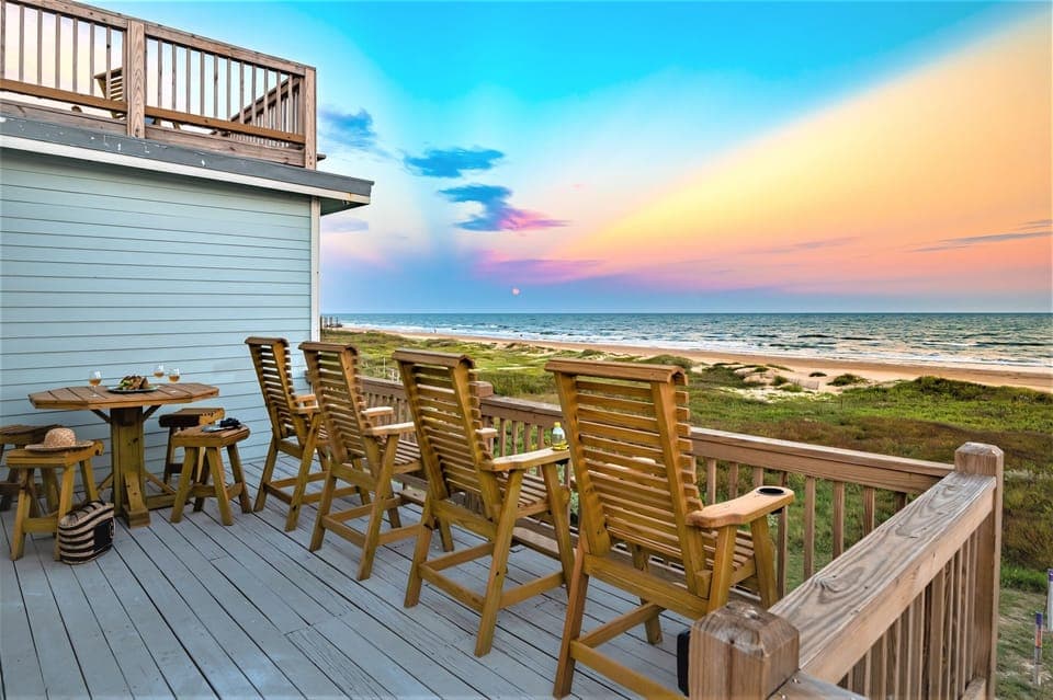 Beautiful views from lower balcony