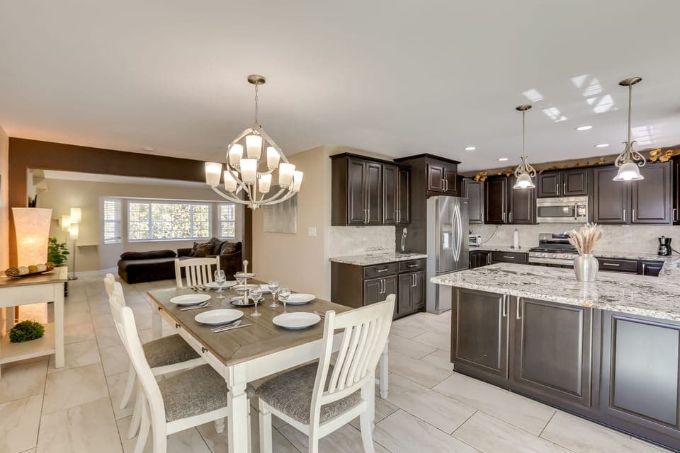 Dining Room | Open Floor Plan | Dishware/Flatware