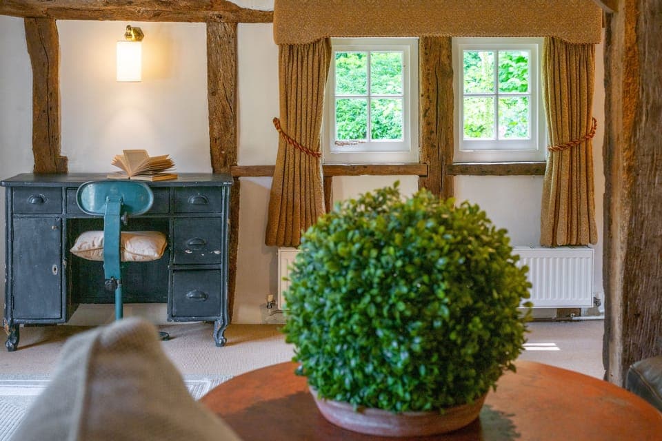 Ground floor: Sitting room with desk