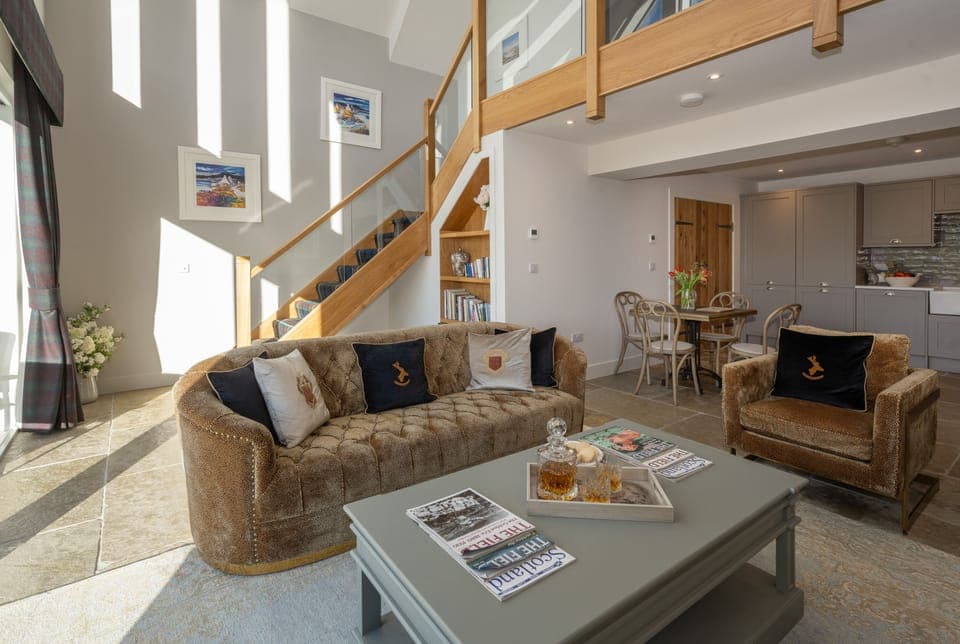 Open plan living area