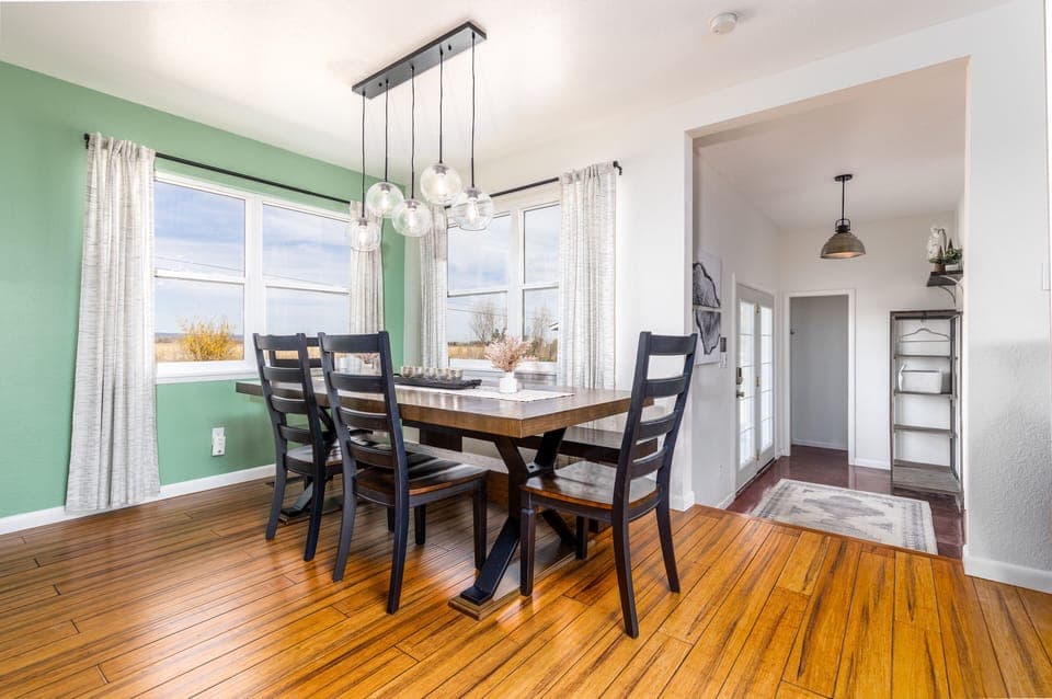 Large dining table