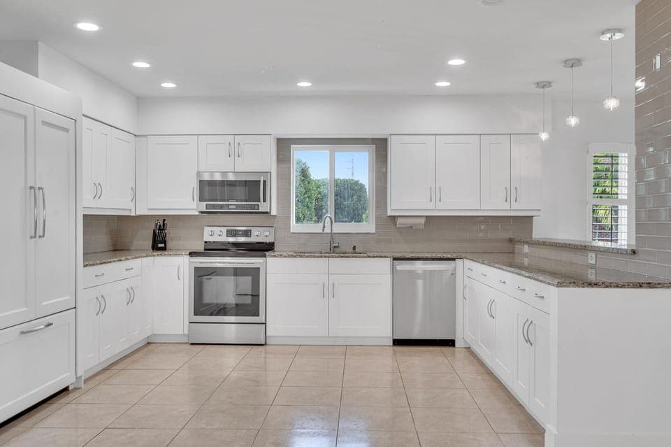 Prepare sumptuous meals from the spacious Chef's kitchen.