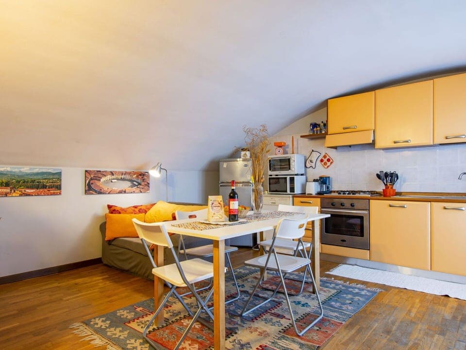 Furniture, Property, Cabinetry, Table, Countertop, Chair, Wood, Orange, Interior Design, Building