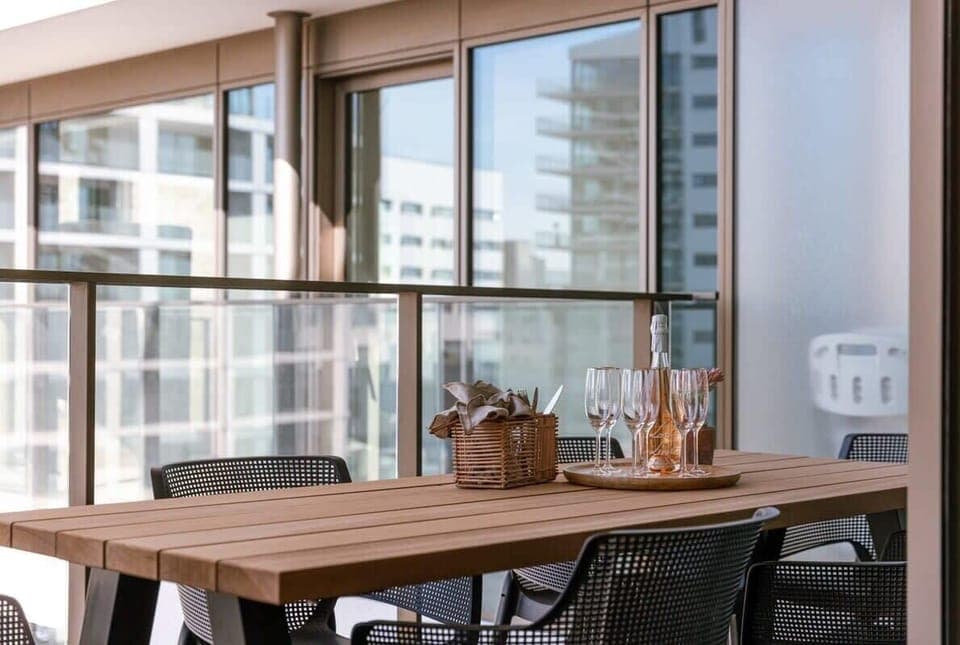 Sunny and spacious terrace