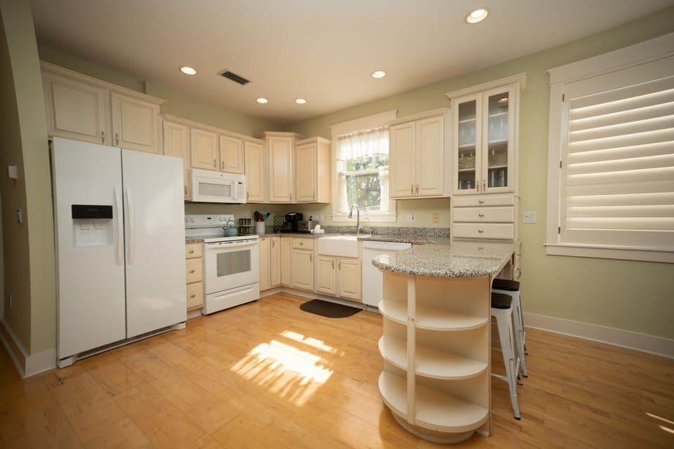 Kitchen area.