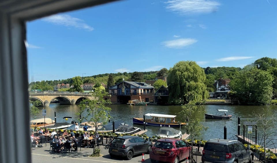 VIEW FROM UPSTAIRS FROM 2 OF THE BEDROOMS 